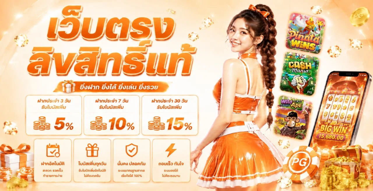 แบนเนอร์ 4PLAY รวมเกม คาสิโน และบริการออนไลน์